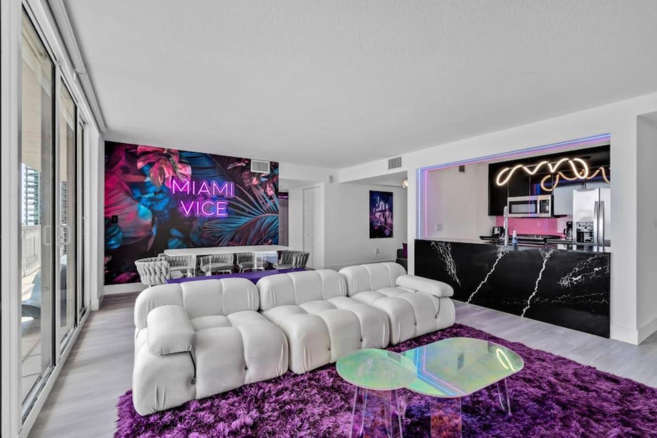 Miami Vice Oceanfront Sky Villa Ngoại thất bức ảnh
