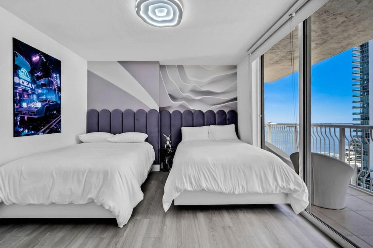 Miami Vice Oceanfront Sky Villa Ngoại thất bức ảnh