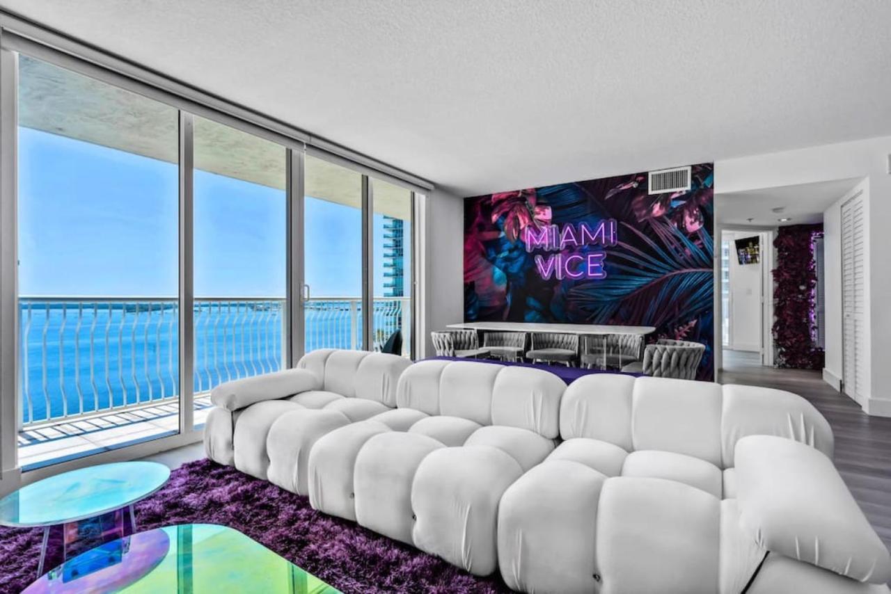 Miami Vice Oceanfront Sky Villa Ngoại thất bức ảnh